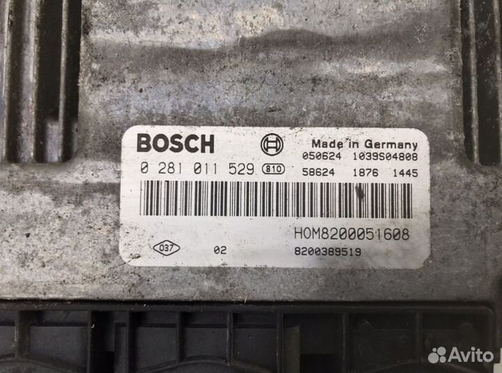 Блок управления двигателя 0281011529 Nissan Primas