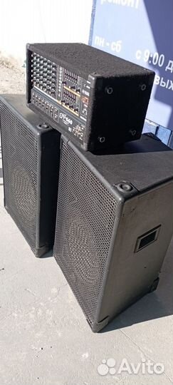 Активный микшерный пульт с колонками