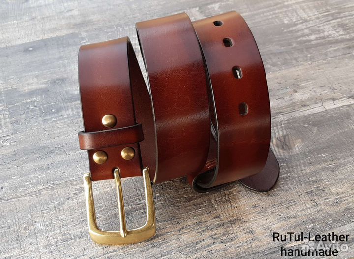 Ремень кожаный