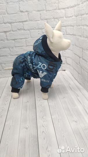 Комбинезон утепленный для собак- 27 см длина спины