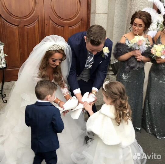 Белые голуби на свадьбу