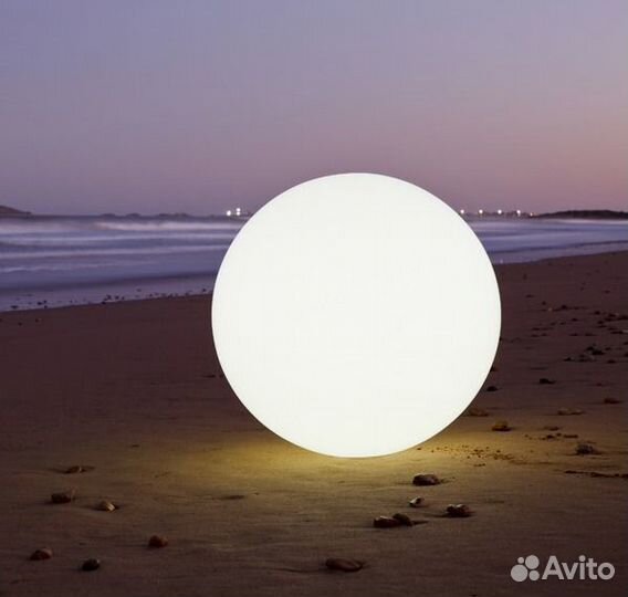 Светильник LED шар 30 см RGB с аккумулятором IP68