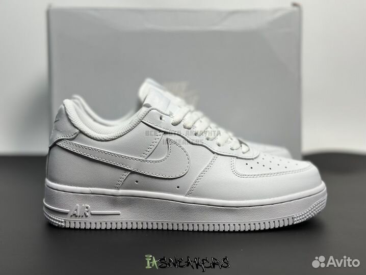 Кроссовки Nike Air Force 1 low white унисекс 37-45