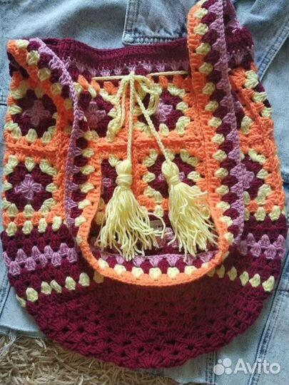Вязаная крючком сумка