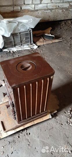 Печь буржуйка чугунная СССР