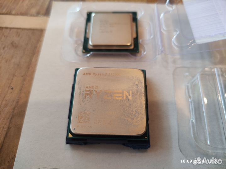 Процессоры ryzen + intel