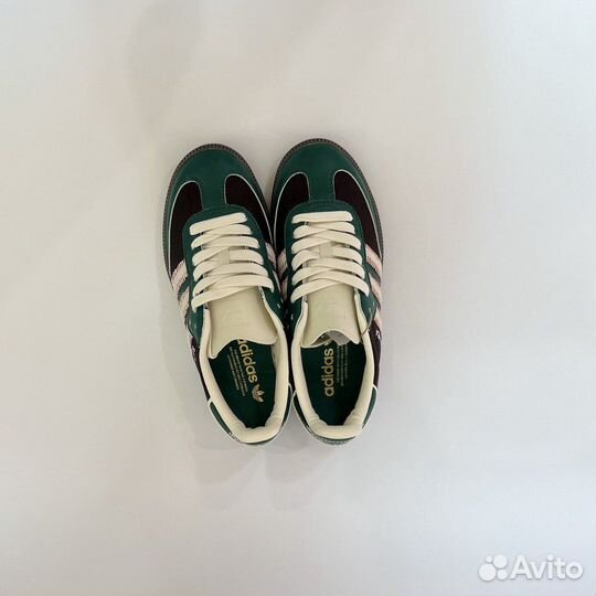 Кроссовки Adidas Samba x Notitle Brown Green