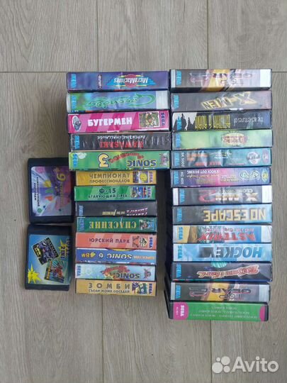 Картриджи для Sega mega drive 2
