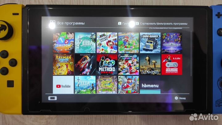 Nintendo Switch fortnite edition (прошитая чип)