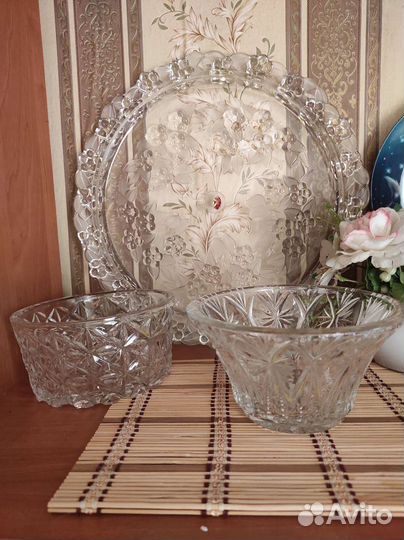 Хрустальная посуда СССР, Чехия, мельхиор