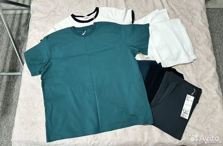 Футболка, кофта, шорты uniqlo