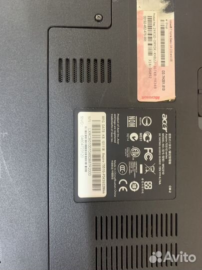 Разбор Acer aspire 7551g