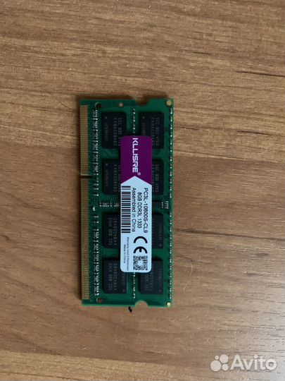 Оперативная память для ноутбука Kllisre, DDR3L 8GB