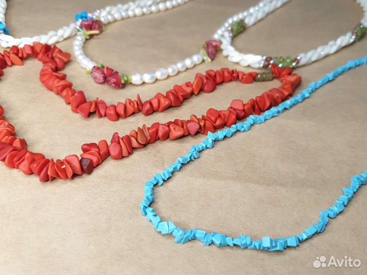 Бусы из натурального жемчуга