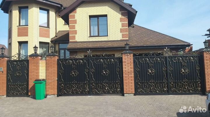Кованые ворота, заборы, ограждения, лестницы и др