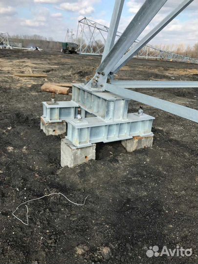 Забивка жб свай под ангар