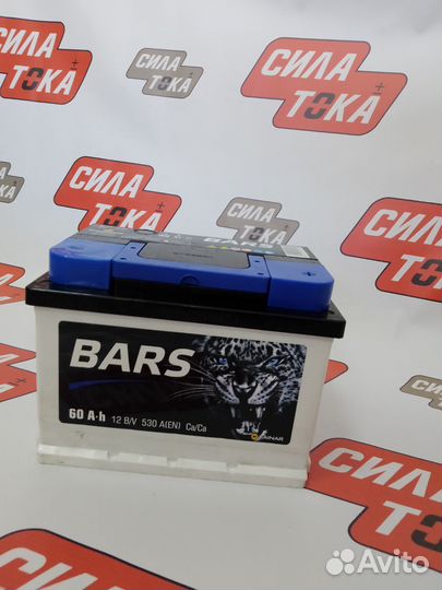 Аккумулятор автомобильный bars 60Ah