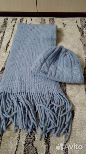 Шапка с шарфом