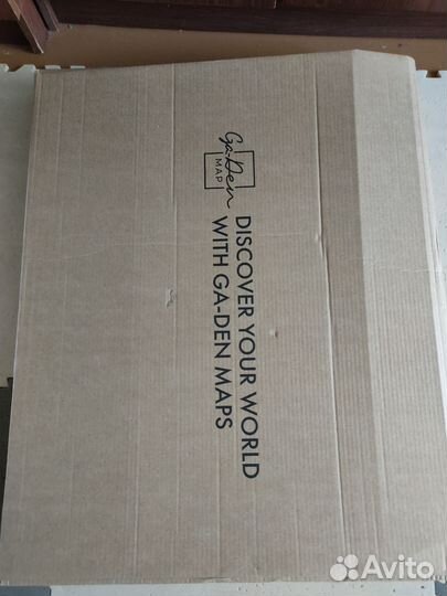 Новая карта мира Ga-den одноуровневая