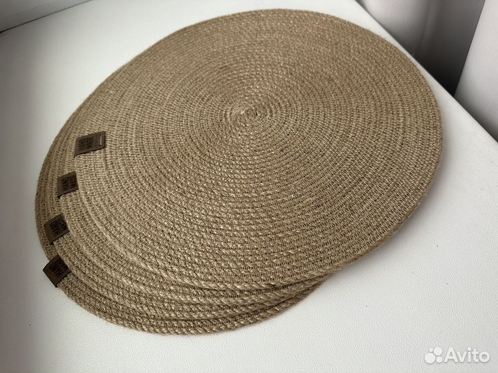 Салфетки сервировочные из джута/ плейсматы