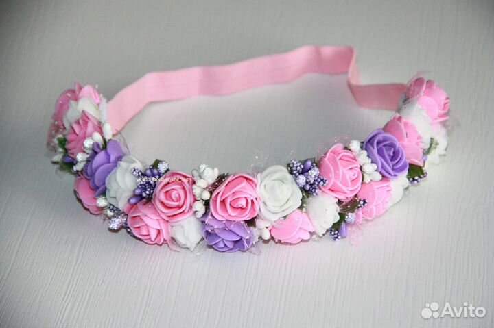 Ободок из фоамирана ручная работа