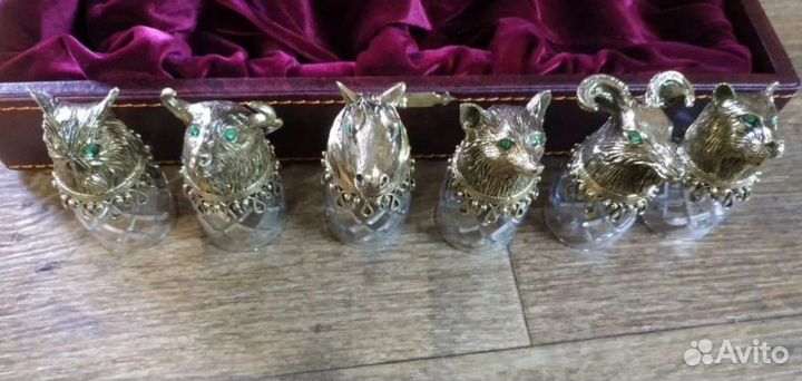 Подарочный набор рюмок. Рюмки Стопки перевёртыши