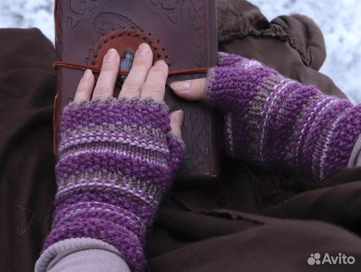 Митенки пёстрые