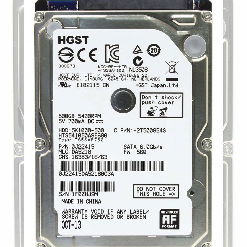[HTS541050A9E680] Жесткий Диск Hitachi 750gb Sata2 Hts541050a9e680