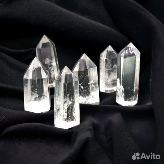 Кристаллы горный хрусталь натуральный камень