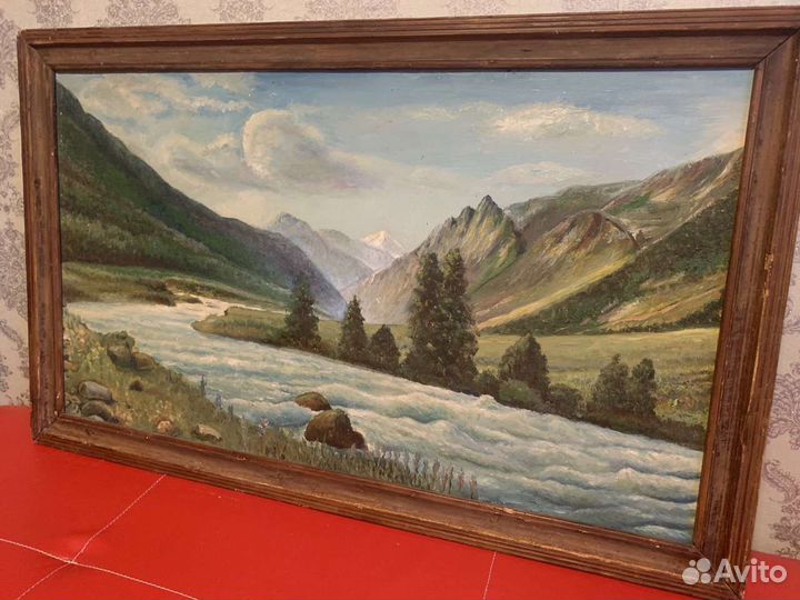 Большая Картина маслом СССР 86х47