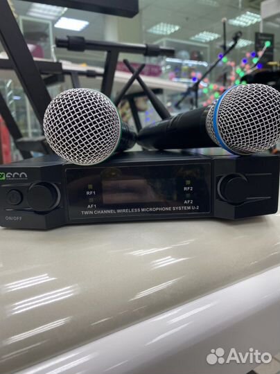 Радиосистема с двумя микрофонами Volta u2