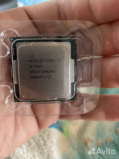 Процессор Intel core i3 -9100