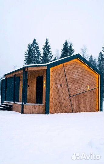 Каркасный дом 60 кв.м. под ключ