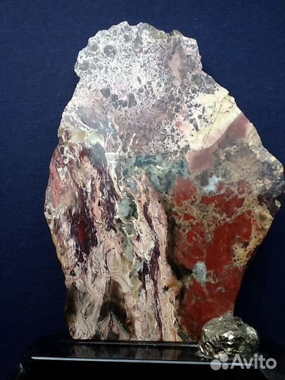 Композиция южно-уральская яшма натуральный камень