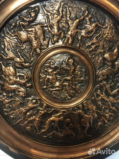 Медное панно. Металлопластика