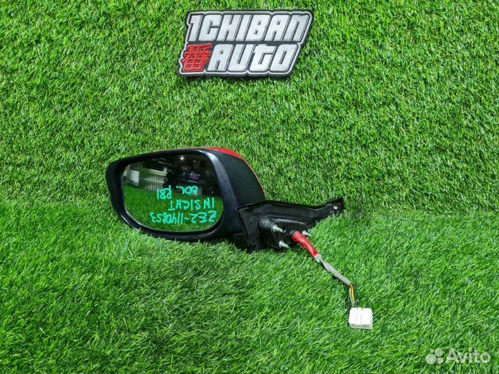 Зеркало бокового вида переднее левое Honda Insight