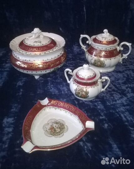 Антикварный сервиз «оscаr schlegеlmilсн »