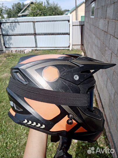 Кроссовый шлем Ataki с очками