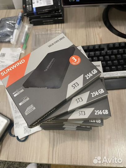 SSD 256gb с windows 10 pro + office 365