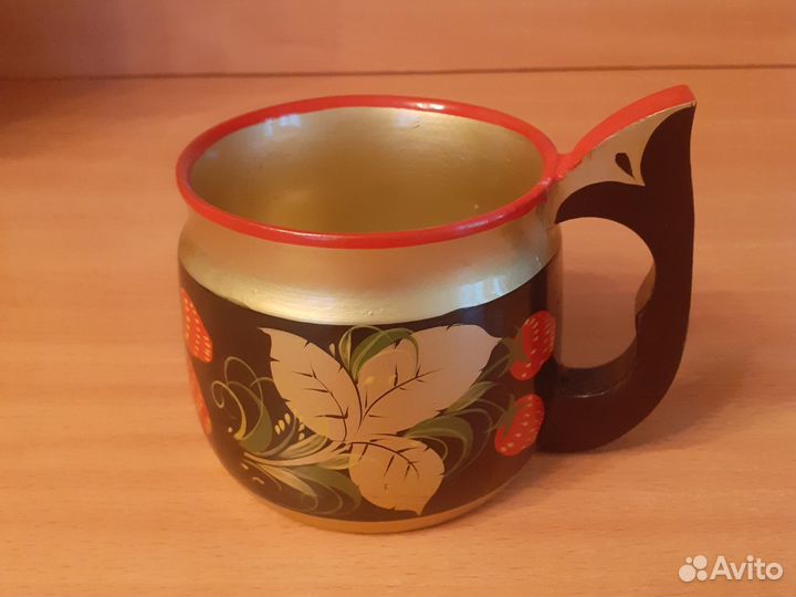 Хохлома кружка большая