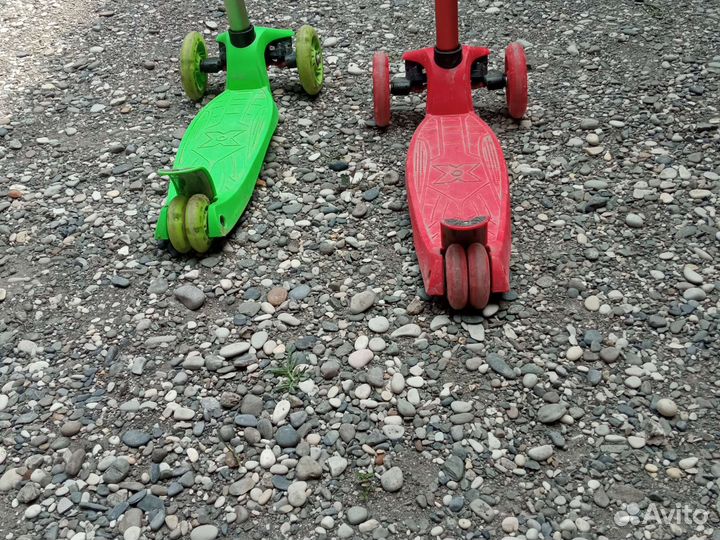 Самокат детский трехколесный бу