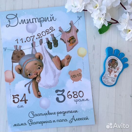 Детская метрика, постер