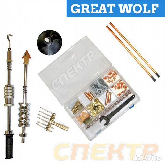 Споттер Great Wolf 60L (380В) + тележка + набор