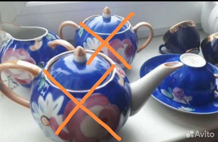 Предметы сервизов дулево лфз вербилки и др