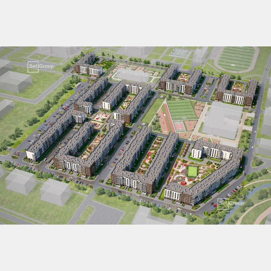 1-к. квартира, 37,6 м², 2/5 эт.