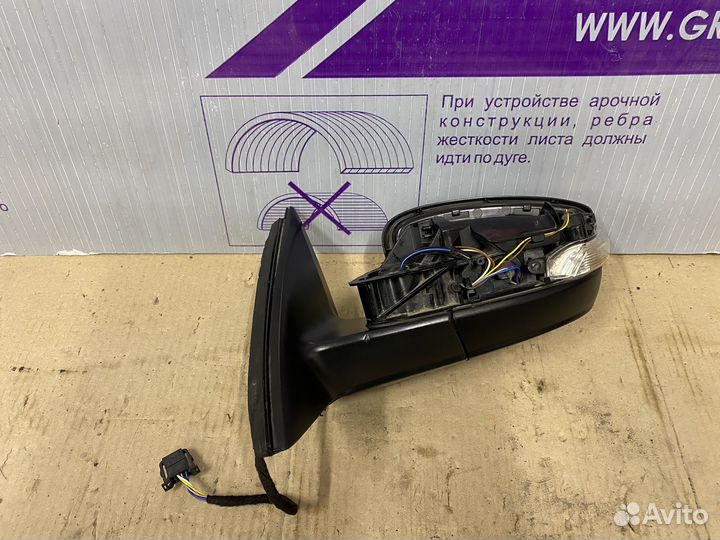 Зеркало левое Skoda Rapid; Volkswagen Polo 6