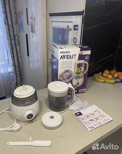 Пароварка блендер philips avent 4 в 1