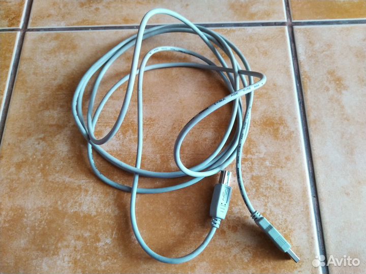 Кабель USB 2.0 (Type A) на (Type B)
