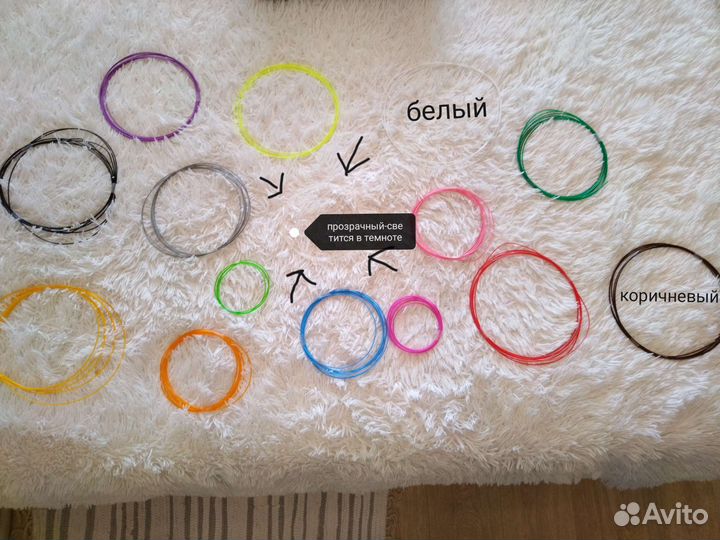 Пластик для 3d ручки