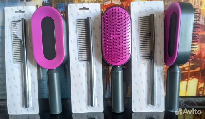 Расческа Dyson Дайсон с гребнем 2в1 с самоочисткой